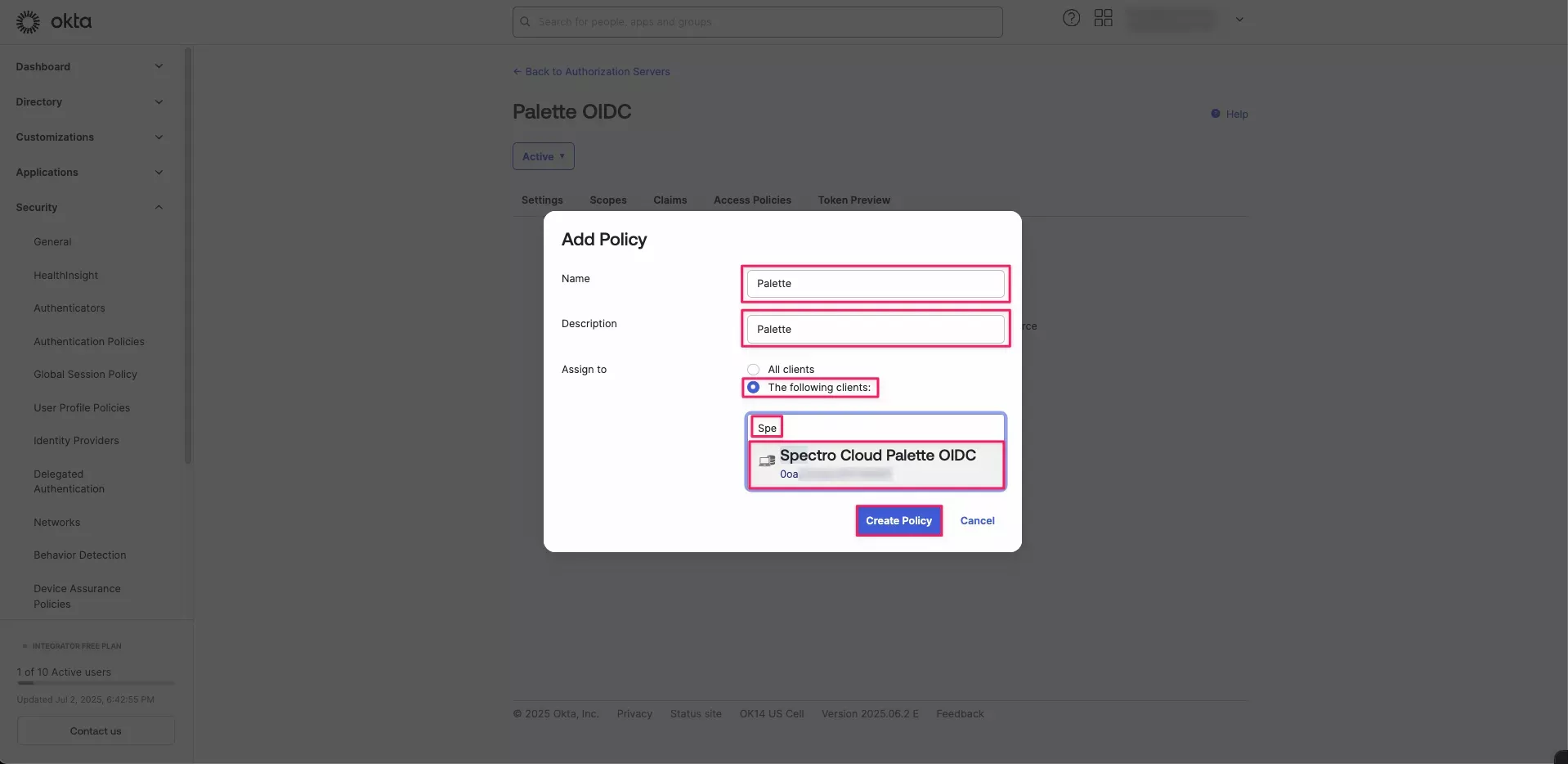 Name Access Policy